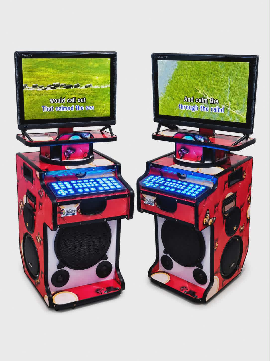 Videoke karaoke rental equipment side by side — Lipa City and Batangas events